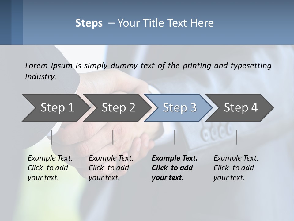 Old Sand Standing PowerPoint Template