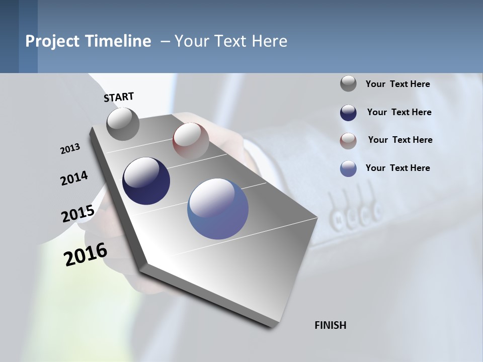 Old Sand Standing PowerPoint Template
