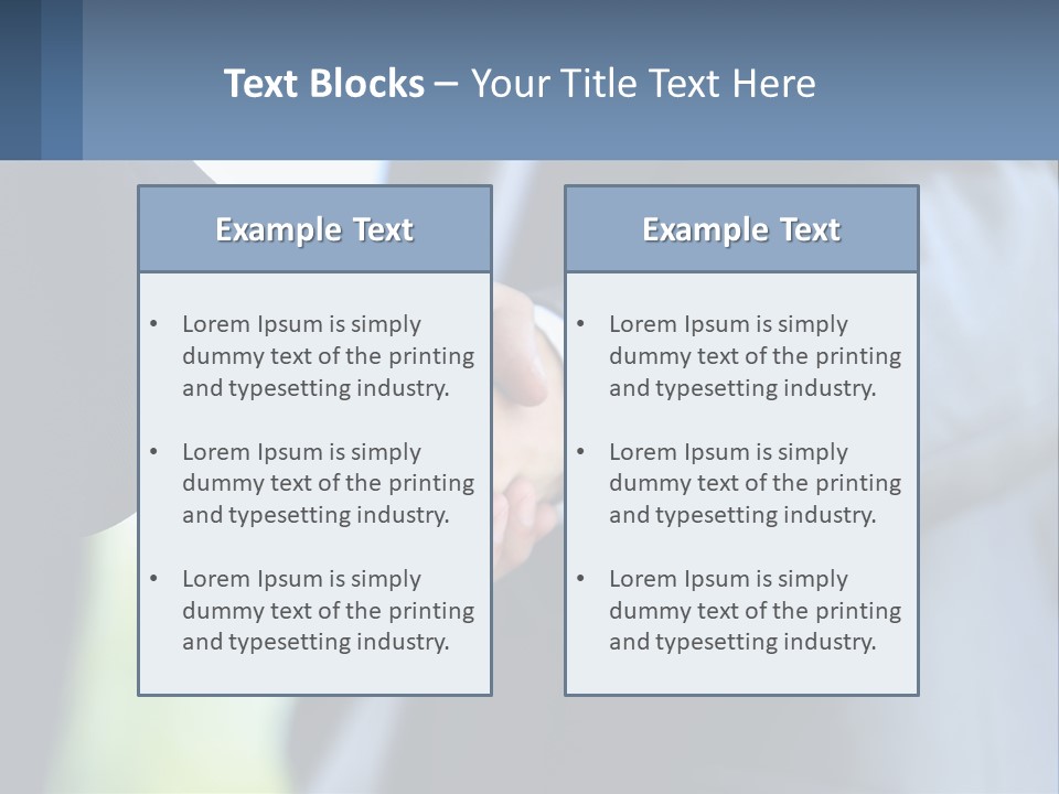 Old Sand Standing PowerPoint Template