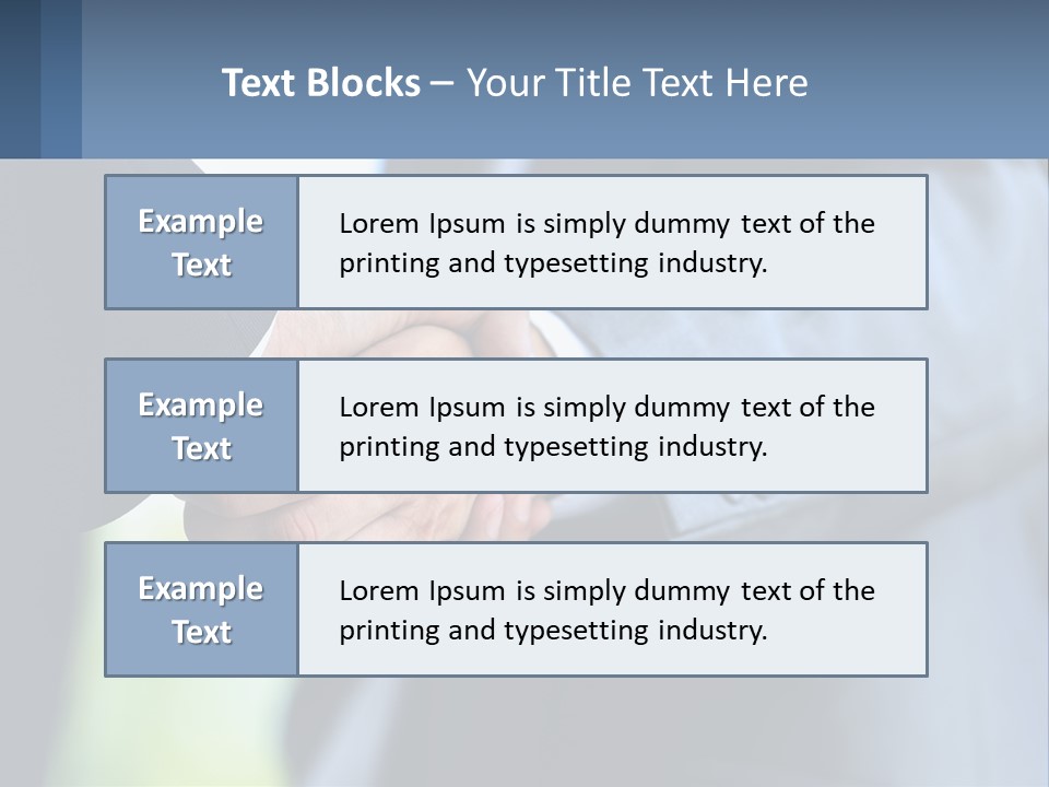 Old Sand Standing PowerPoint Template