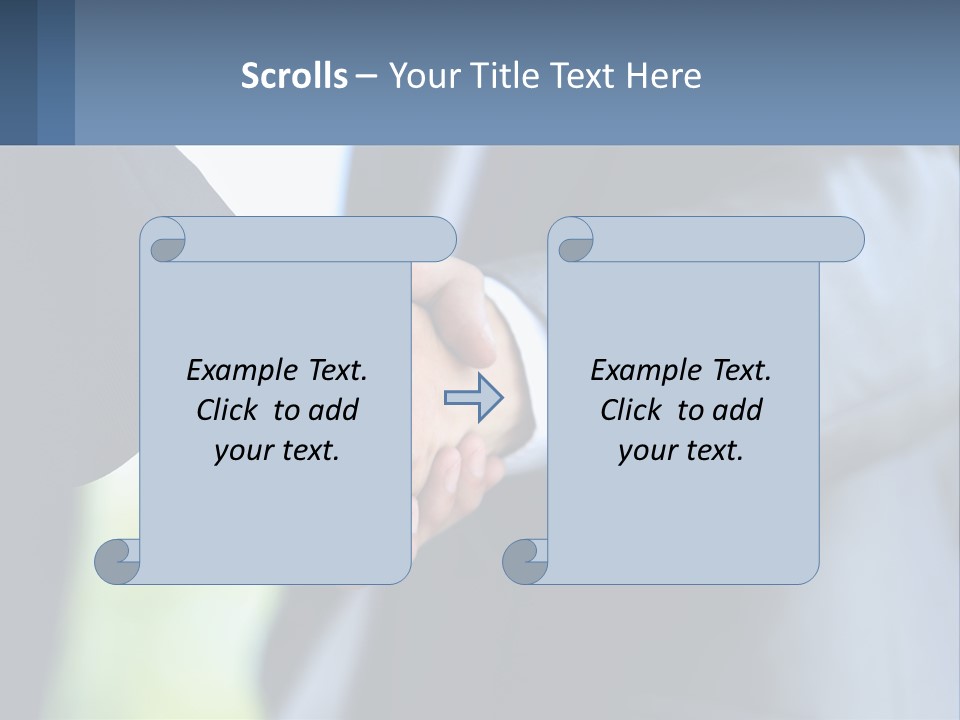 Old Sand Standing PowerPoint Template