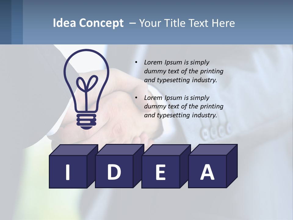 Old Sand Standing PowerPoint Template