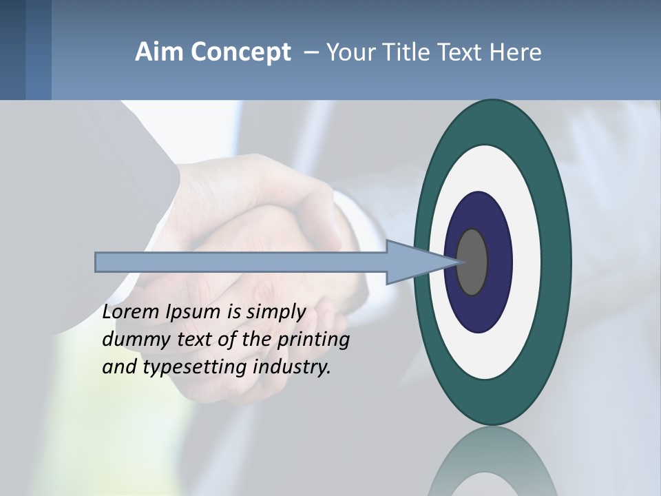 Old Sand Standing PowerPoint Template