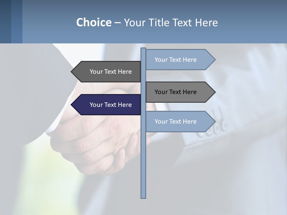 Old Sand Standing PowerPoint Template