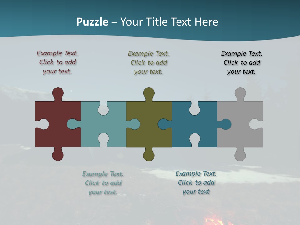 Lifestyle Wave Retirement PowerPoint Template