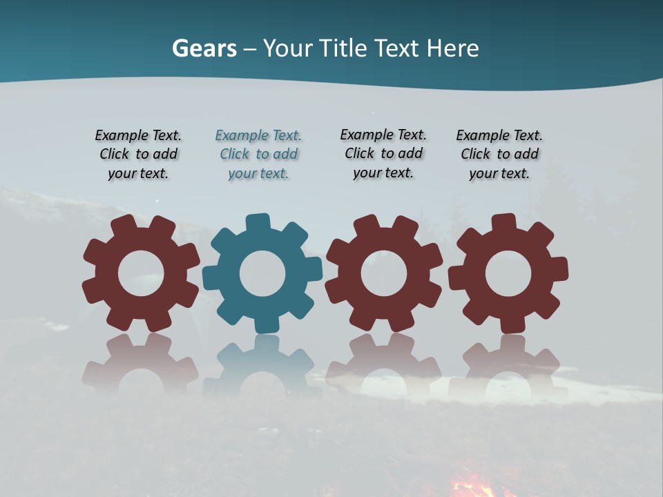 Lifestyle Wave Retirement PowerPoint Template