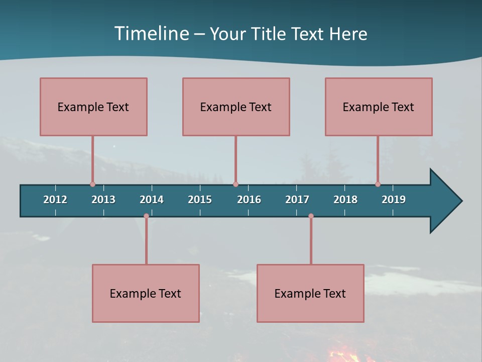 Lifestyle Wave Retirement PowerPoint Template