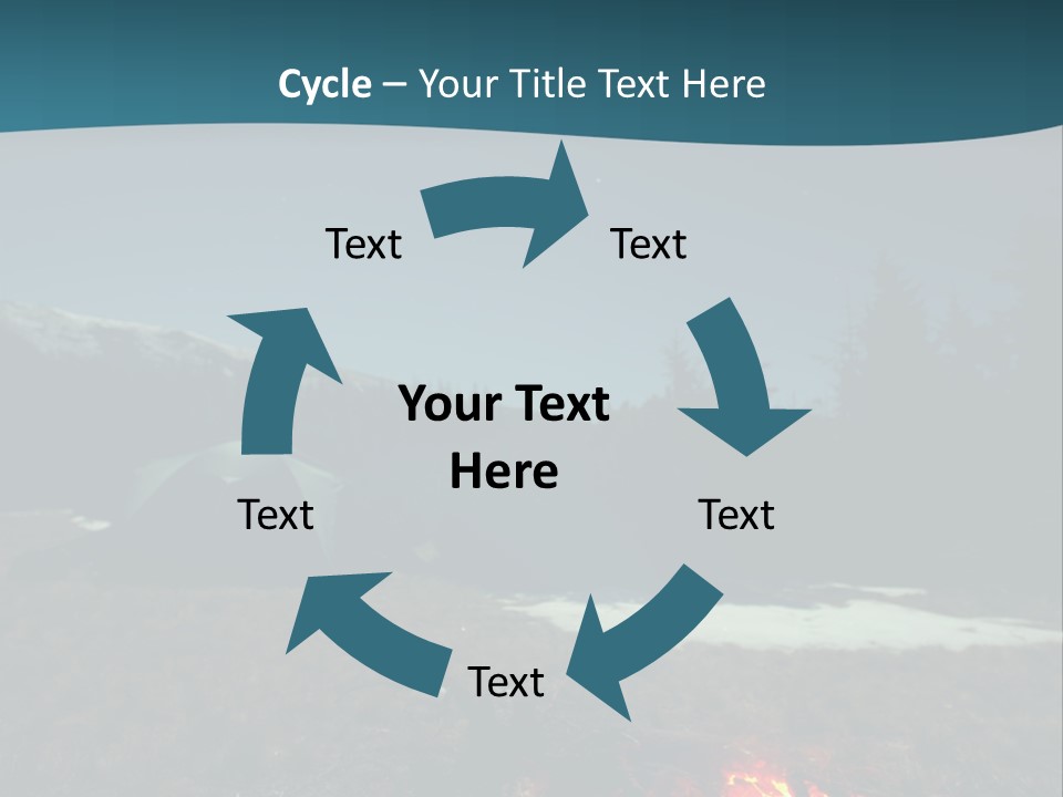 Lifestyle Wave Retirement PowerPoint Template