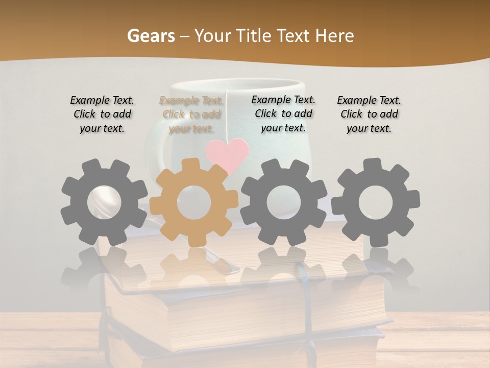 Daughter Old Sand PowerPoint Template