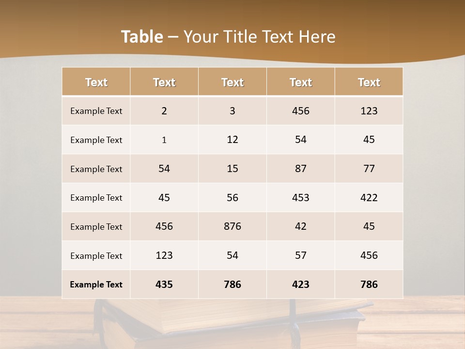 Daughter Old Sand PowerPoint Template