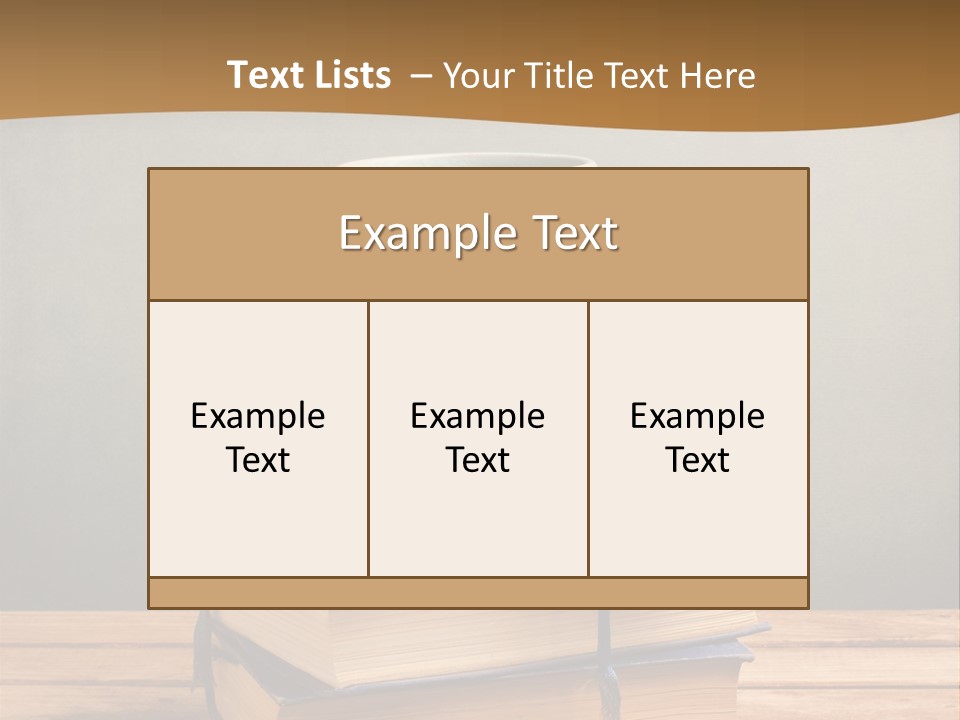 Daughter Old Sand PowerPoint Template