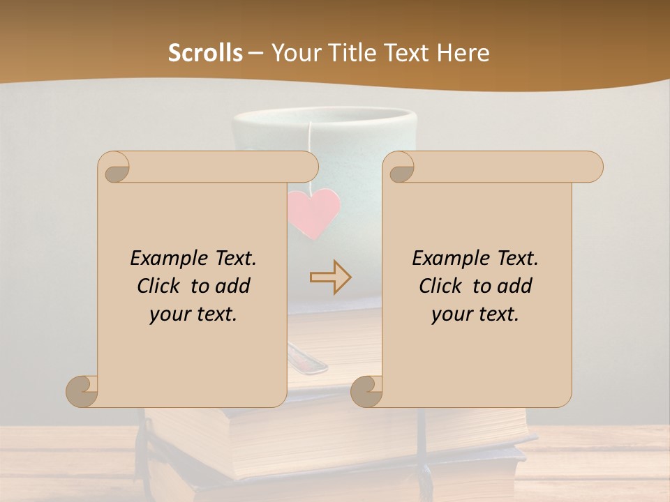 Daughter Old Sand PowerPoint Template