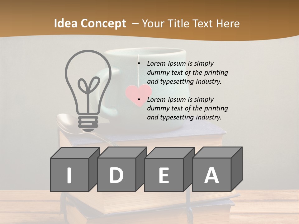 Daughter Old Sand PowerPoint Template