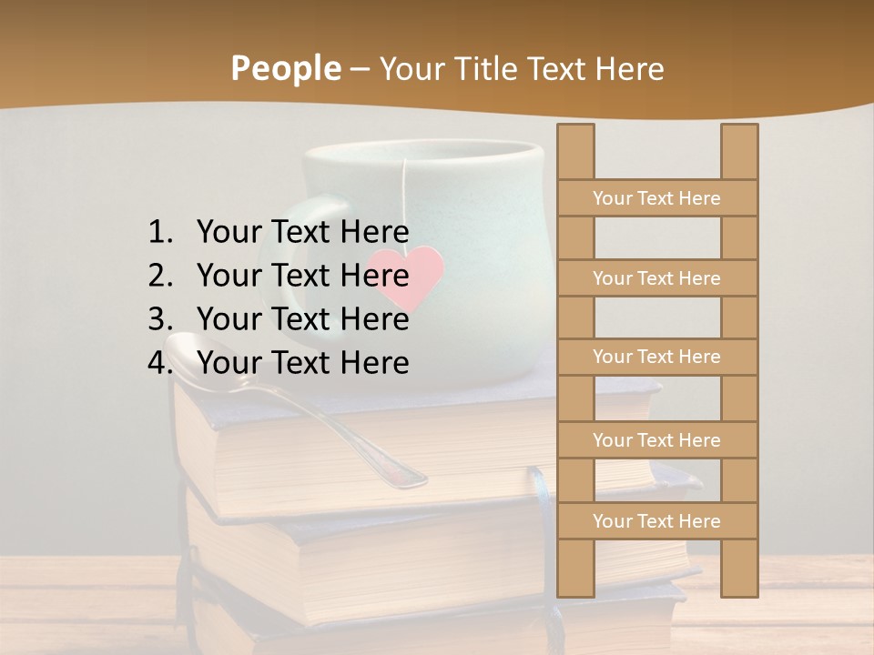 Daughter Old Sand PowerPoint Template