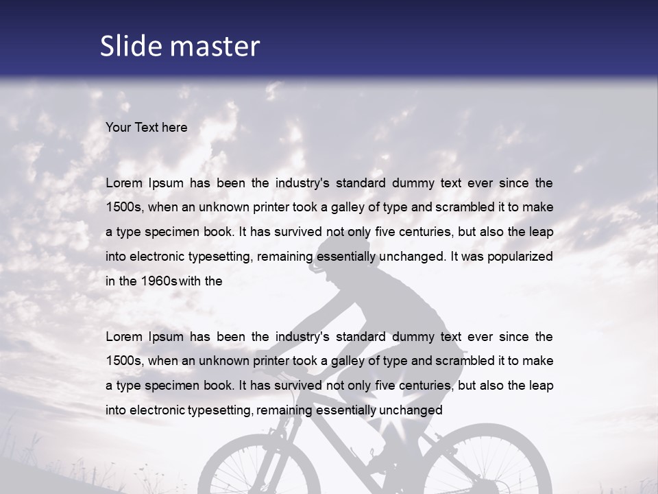 Family Beach Portrait PowerPoint Template