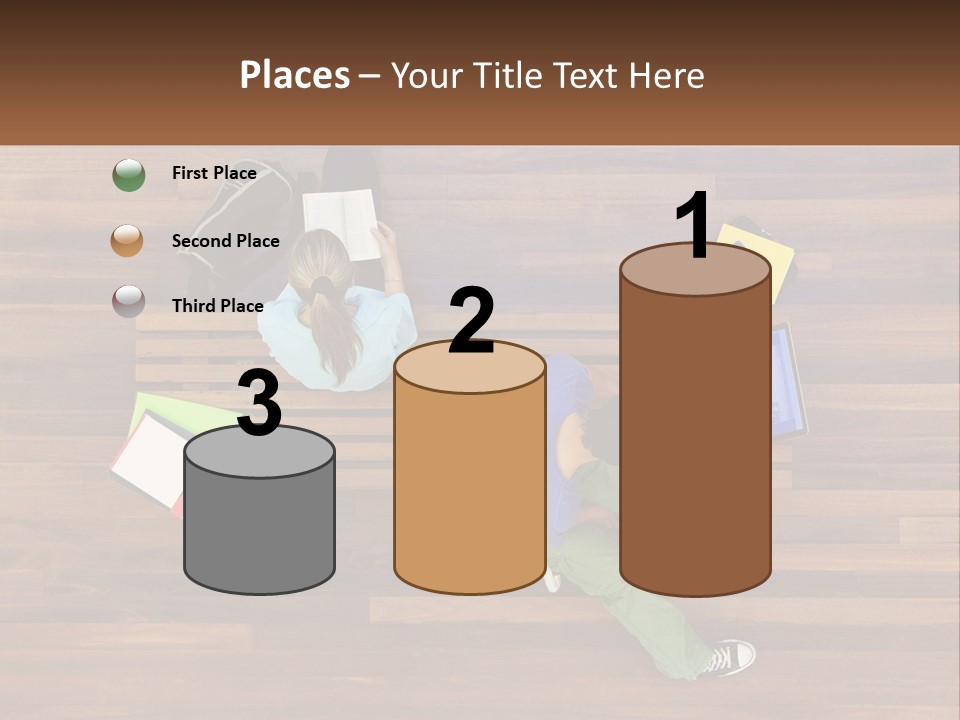 Sunset Senior White PowerPoint Template