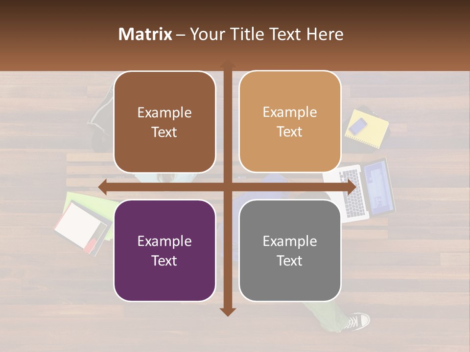 Sunset Senior White PowerPoint Template