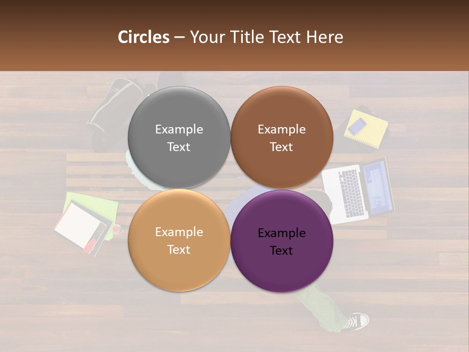 Sunset Senior White PowerPoint Template