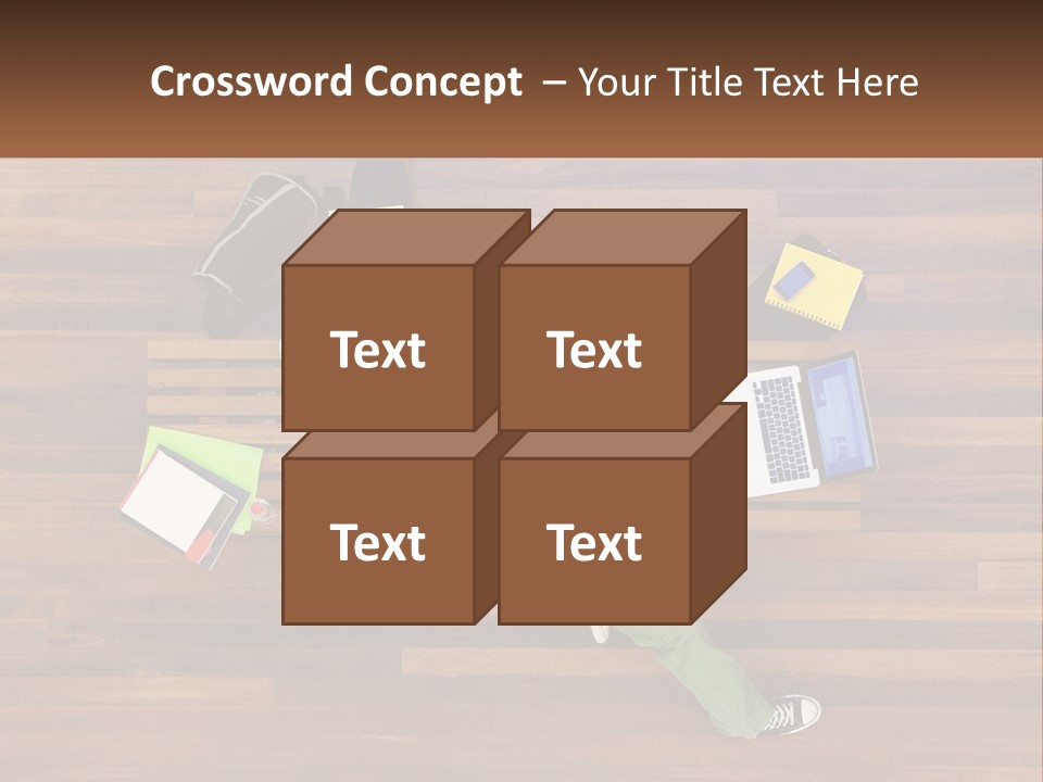 Sunset Senior White PowerPoint Template