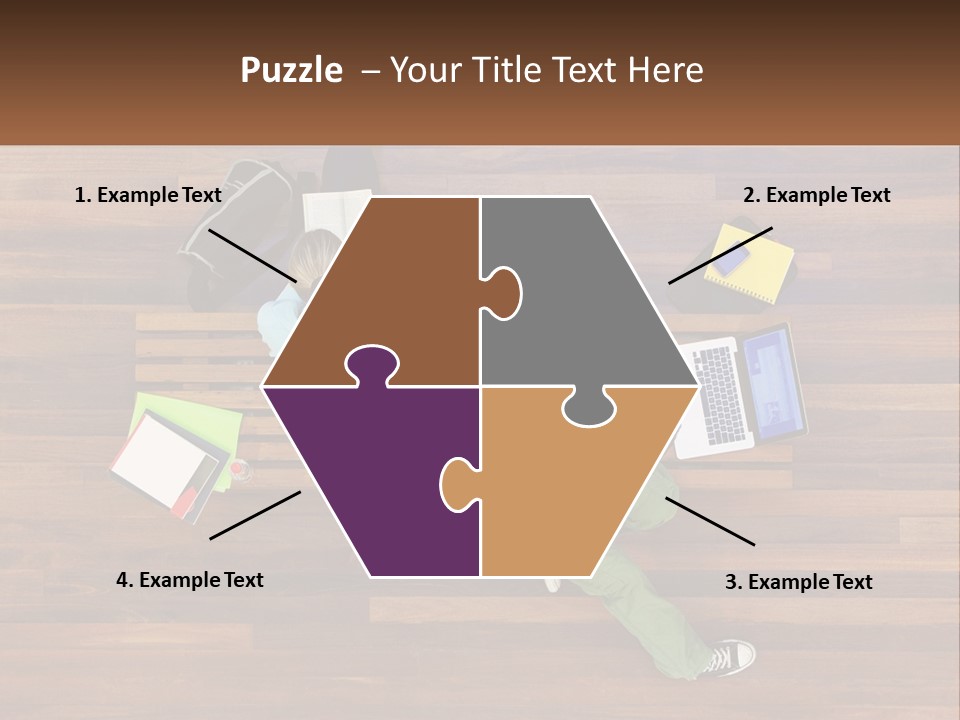 Sunset Senior White PowerPoint Template