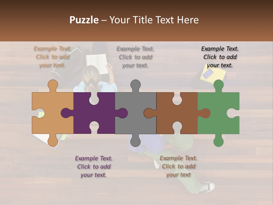 Sunset Senior White PowerPoint Template