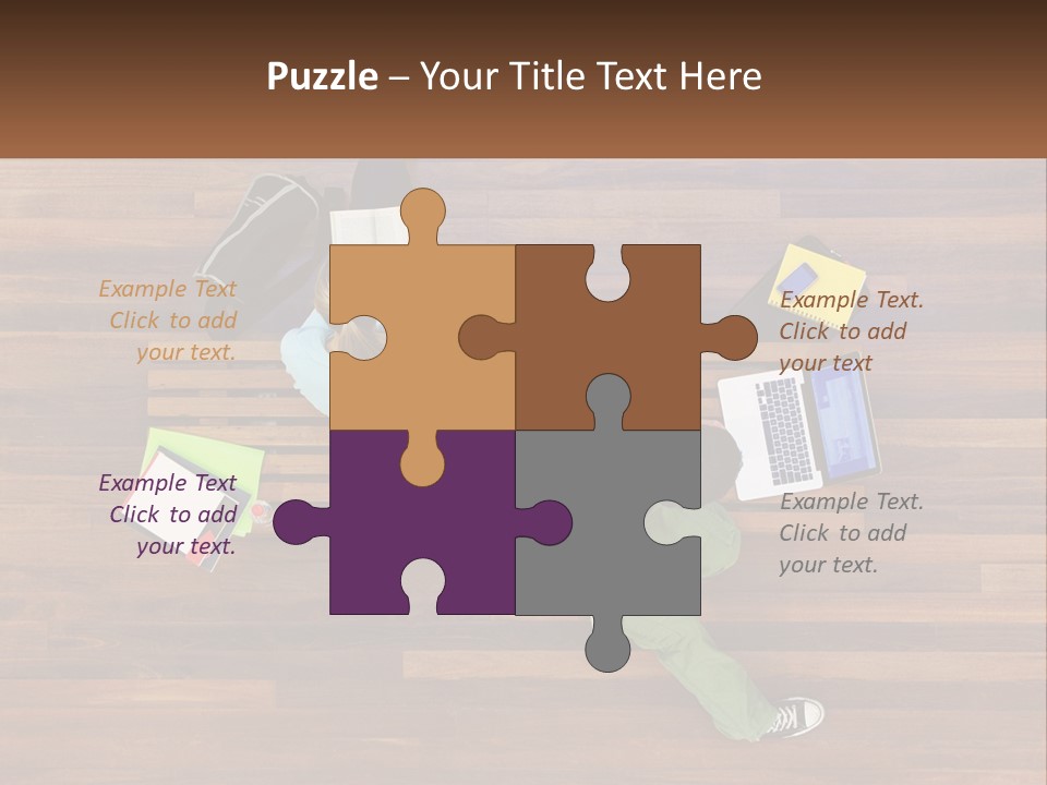 Sunset Senior White PowerPoint Template