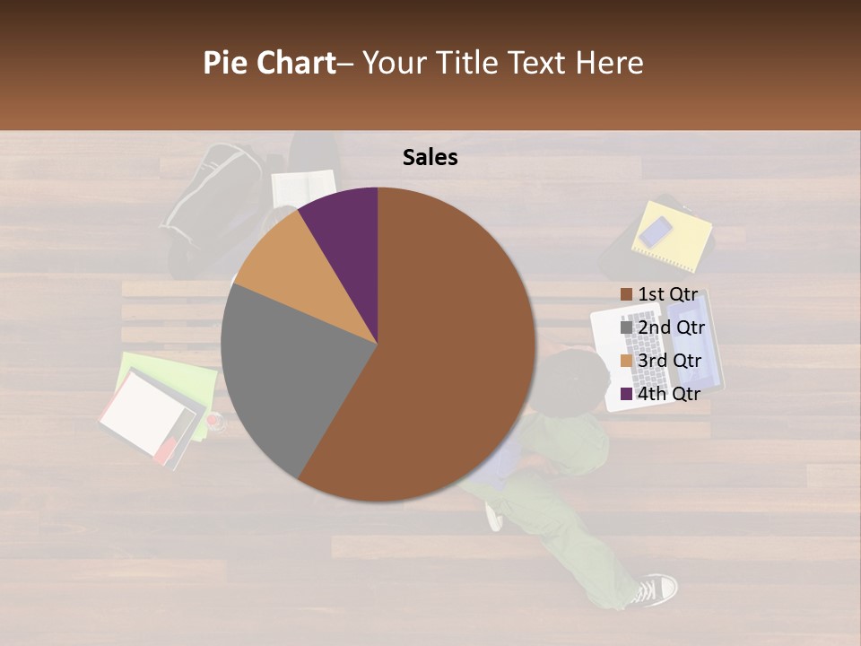 Sunset Senior White PowerPoint Template