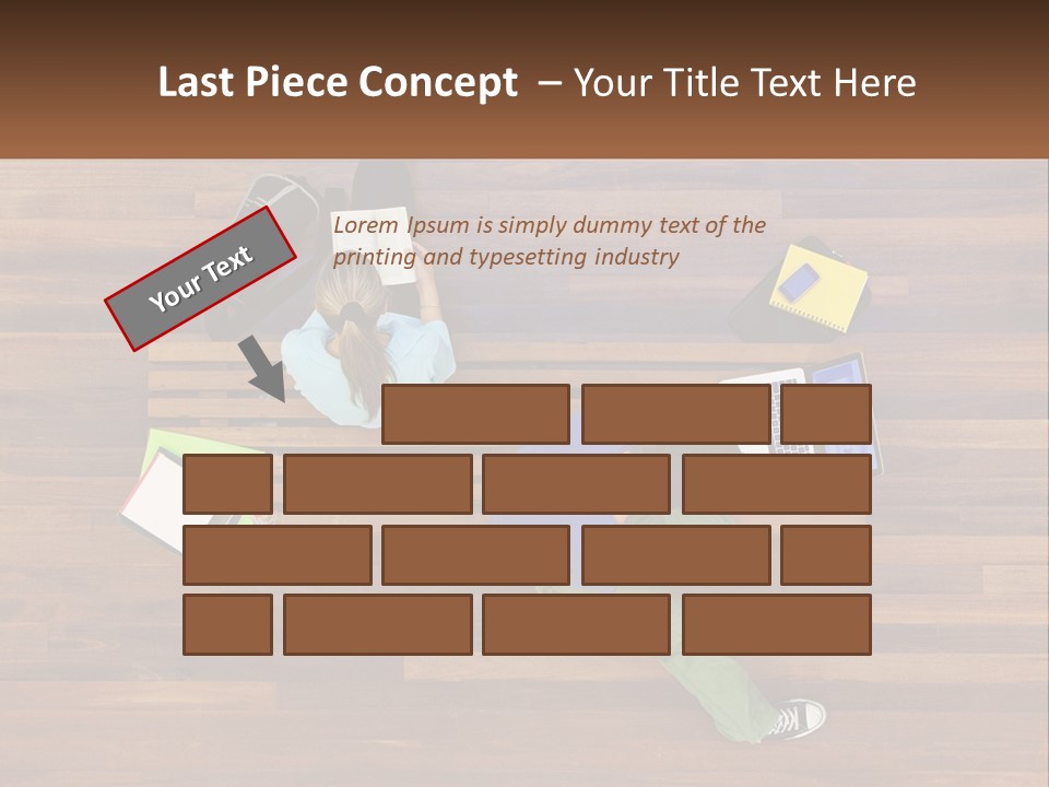 Sunset Senior White PowerPoint Template