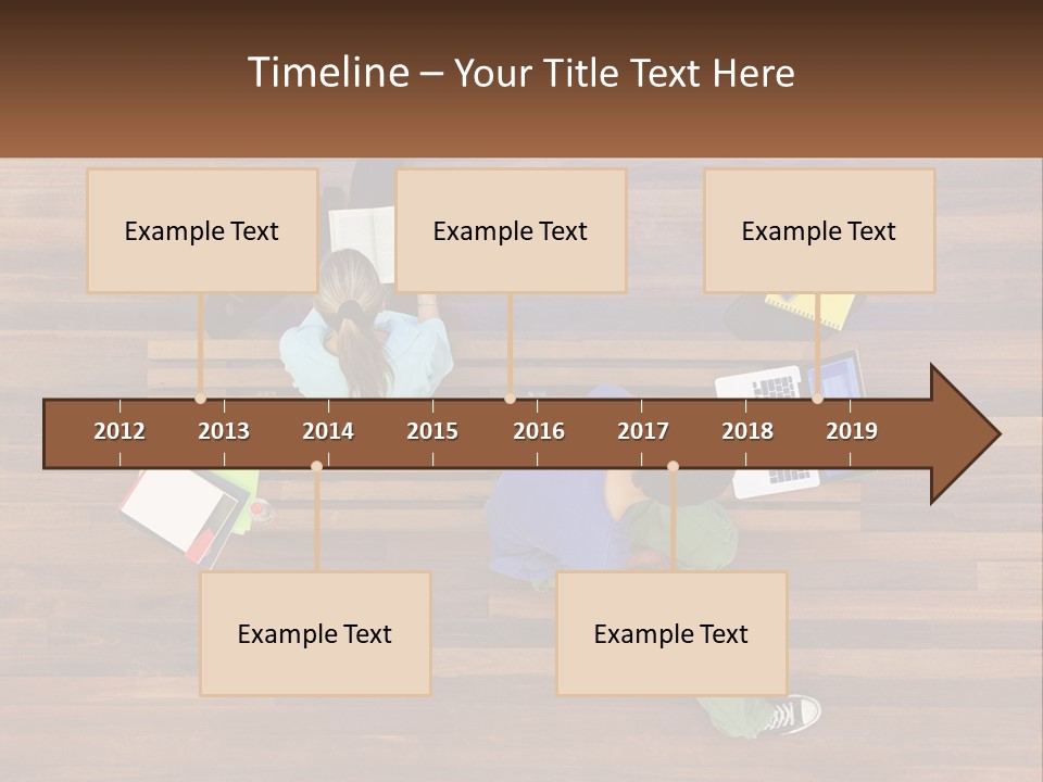 Sunset Senior White PowerPoint Template