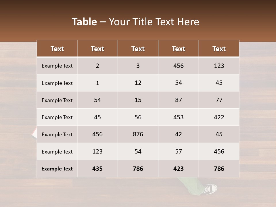 Sunset Senior White PowerPoint Template