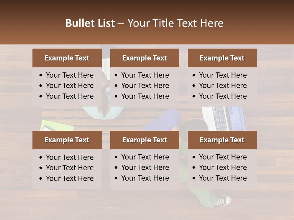 Sunset Senior White PowerPoint Template