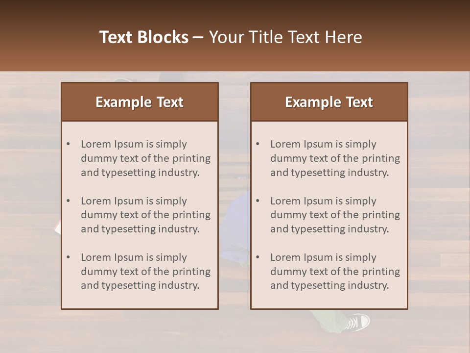 Sunset Senior White PowerPoint Template