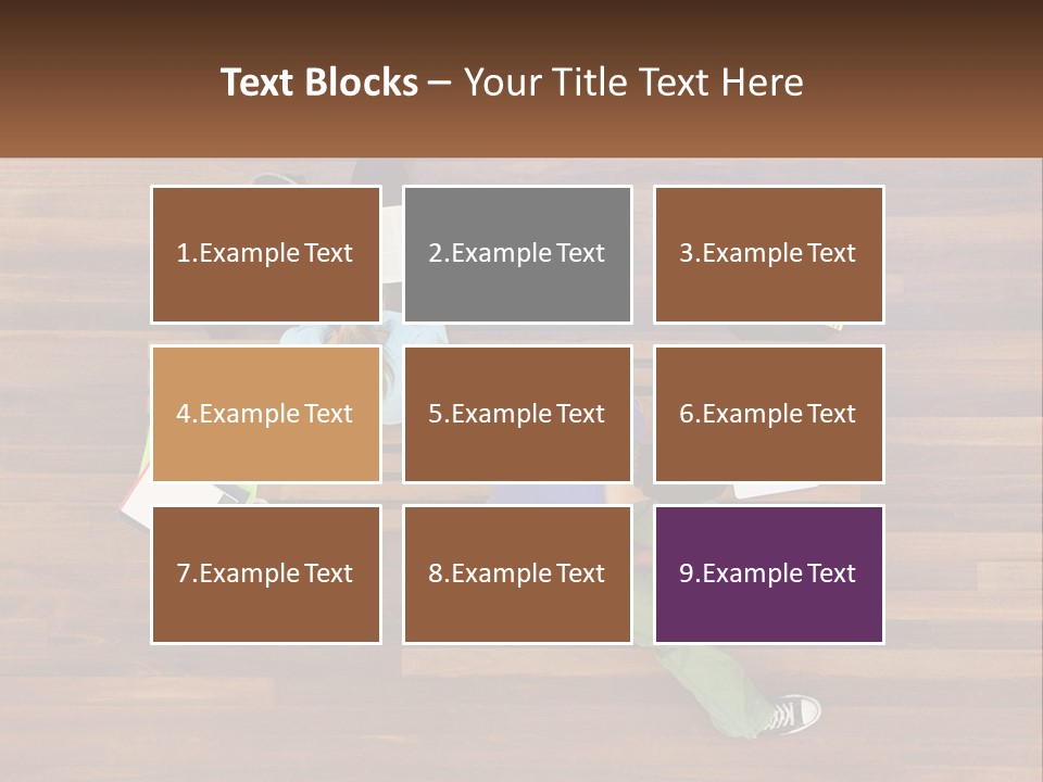Sunset Senior White PowerPoint Template