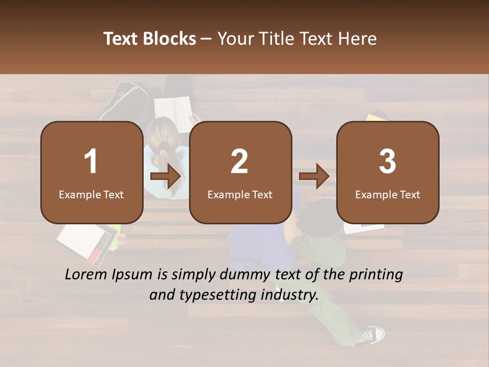 Sunset Senior White PowerPoint Template