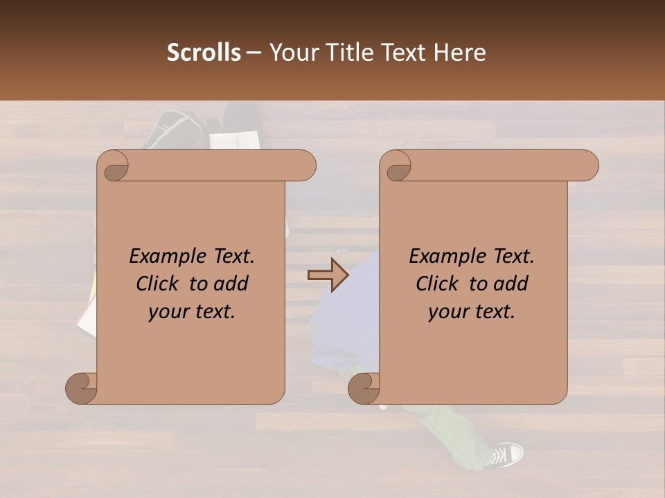 Sunset Senior White PowerPoint Template