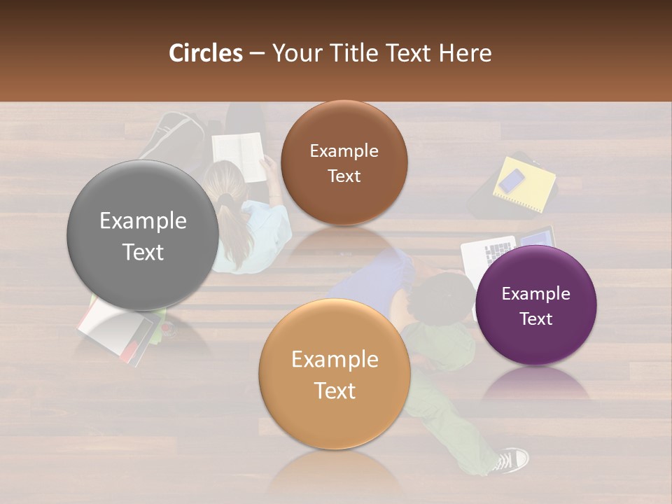 Sunset Senior White PowerPoint Template