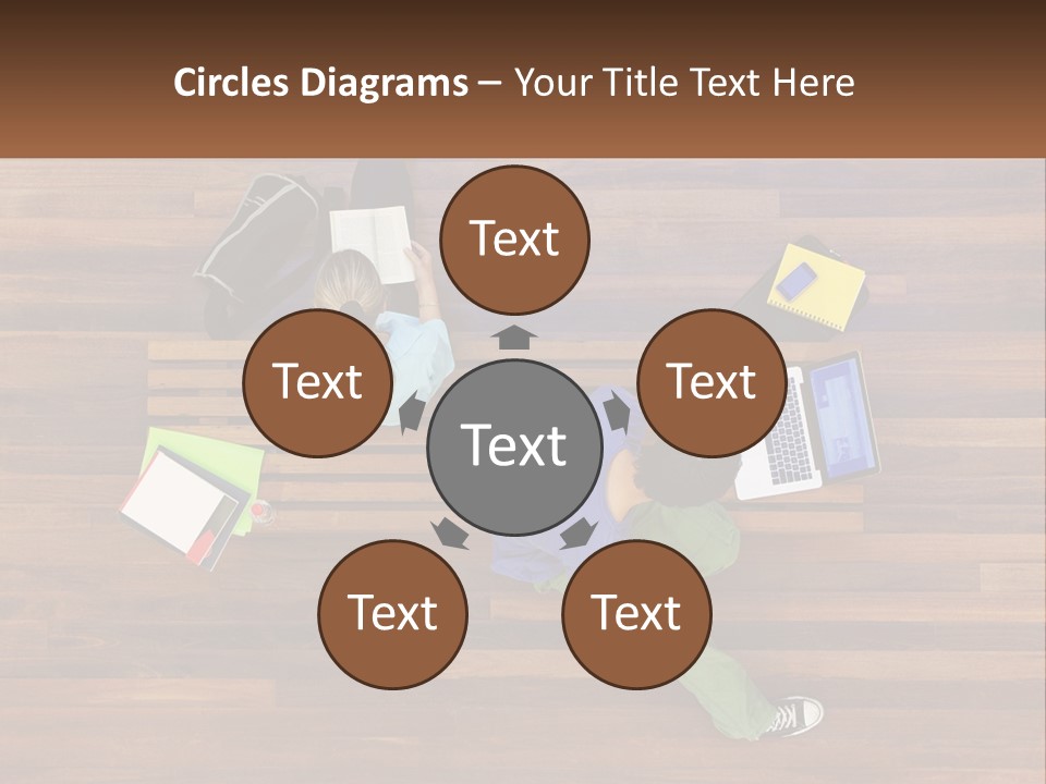 Sunset Senior White PowerPoint Template