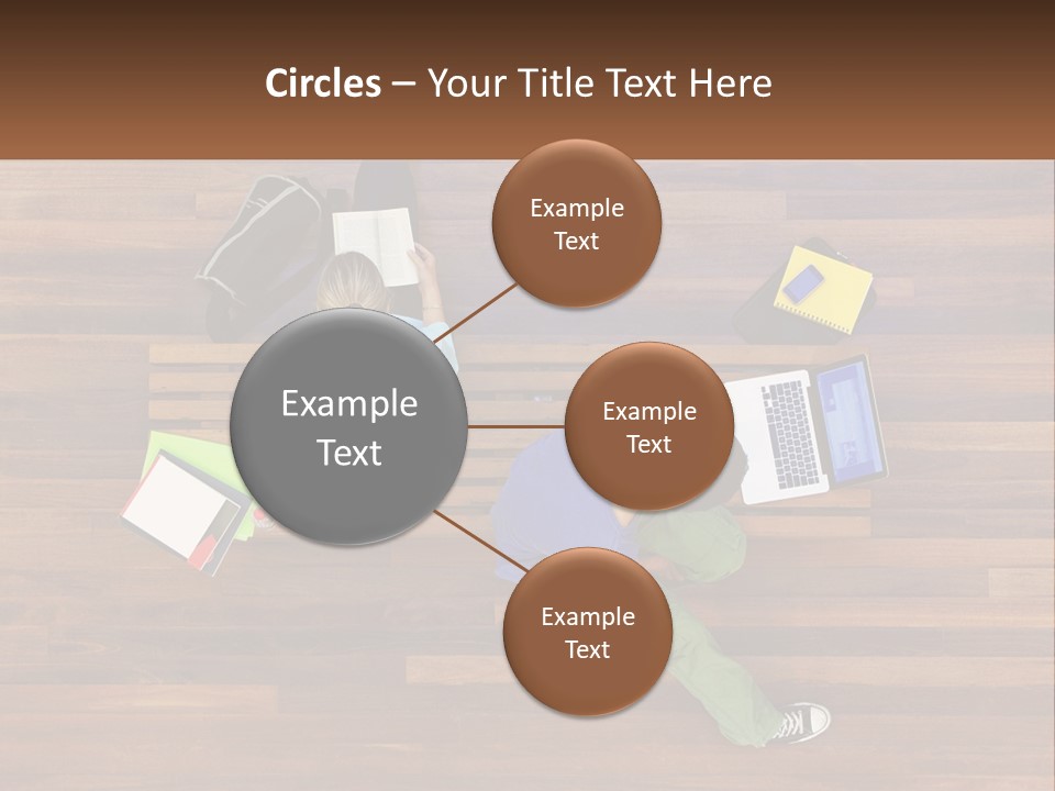 Sunset Senior White PowerPoint Template