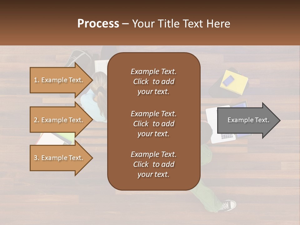 Sunset Senior White PowerPoint Template