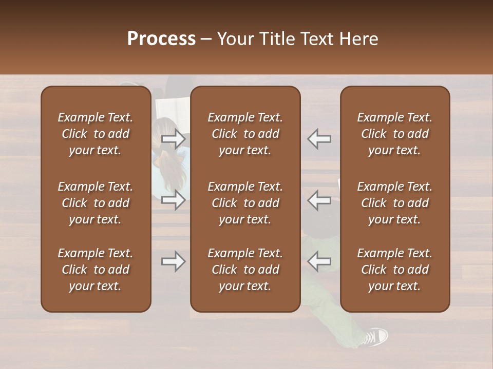 Sunset Senior White PowerPoint Template