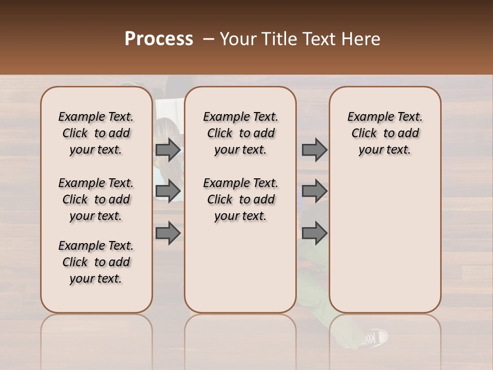 Sunset Senior White PowerPoint Template