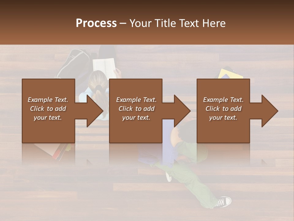 Sunset Senior White PowerPoint Template