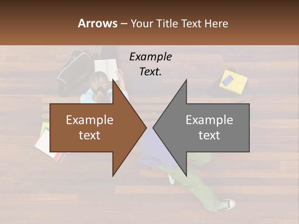 Sunset Senior White PowerPoint Template