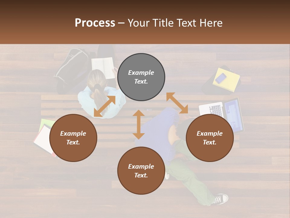 Sunset Senior White PowerPoint Template