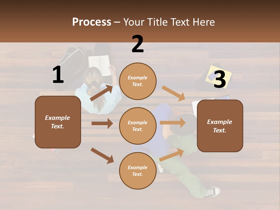 Sunset Senior White PowerPoint Template