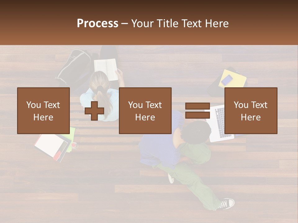 Sunset Senior White PowerPoint Template