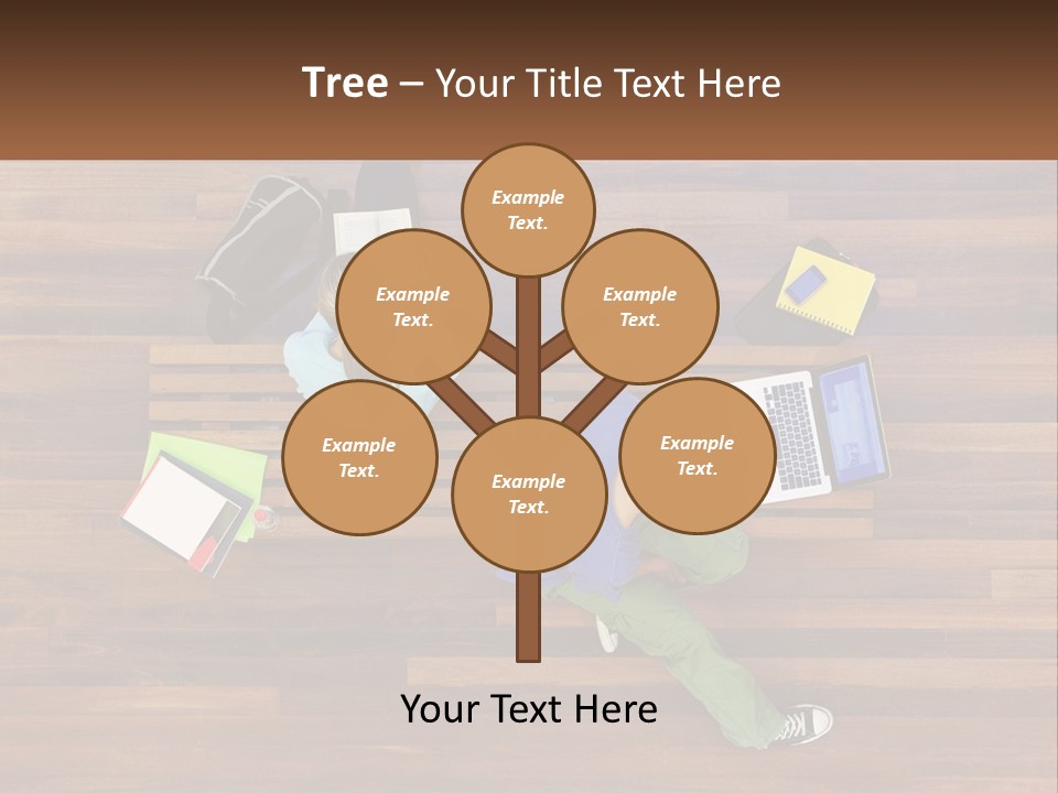 Sunset Senior White PowerPoint Template