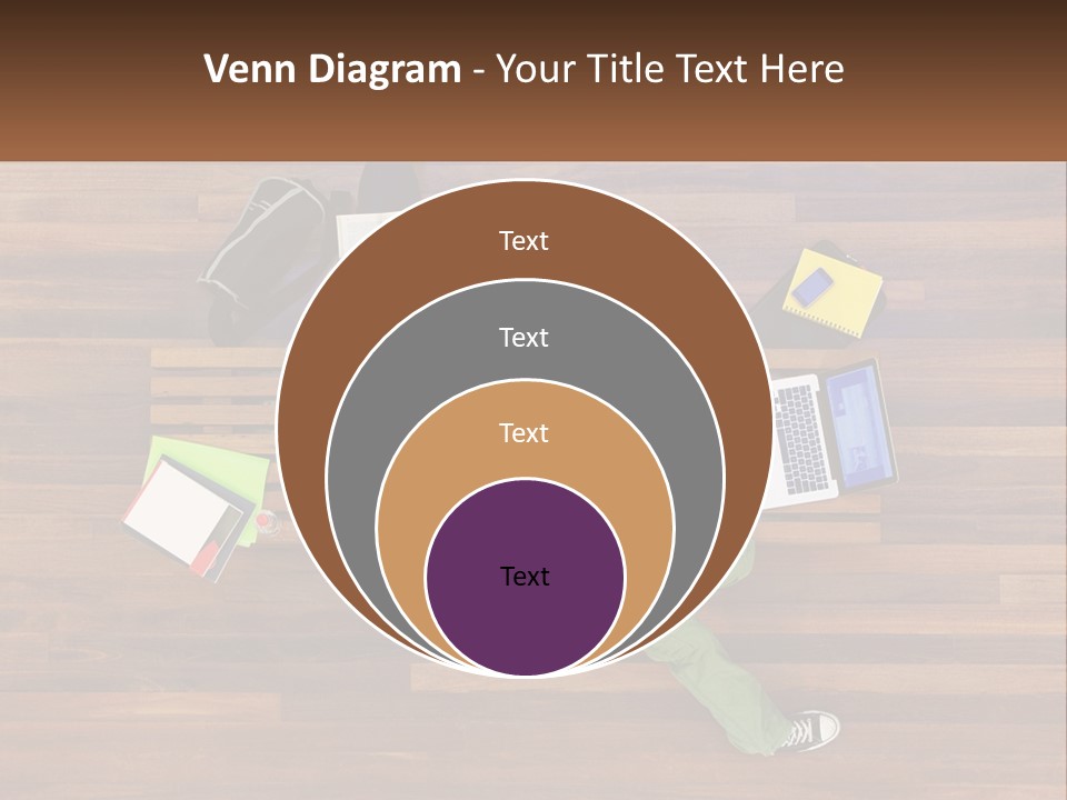 Sunset Senior White PowerPoint Template