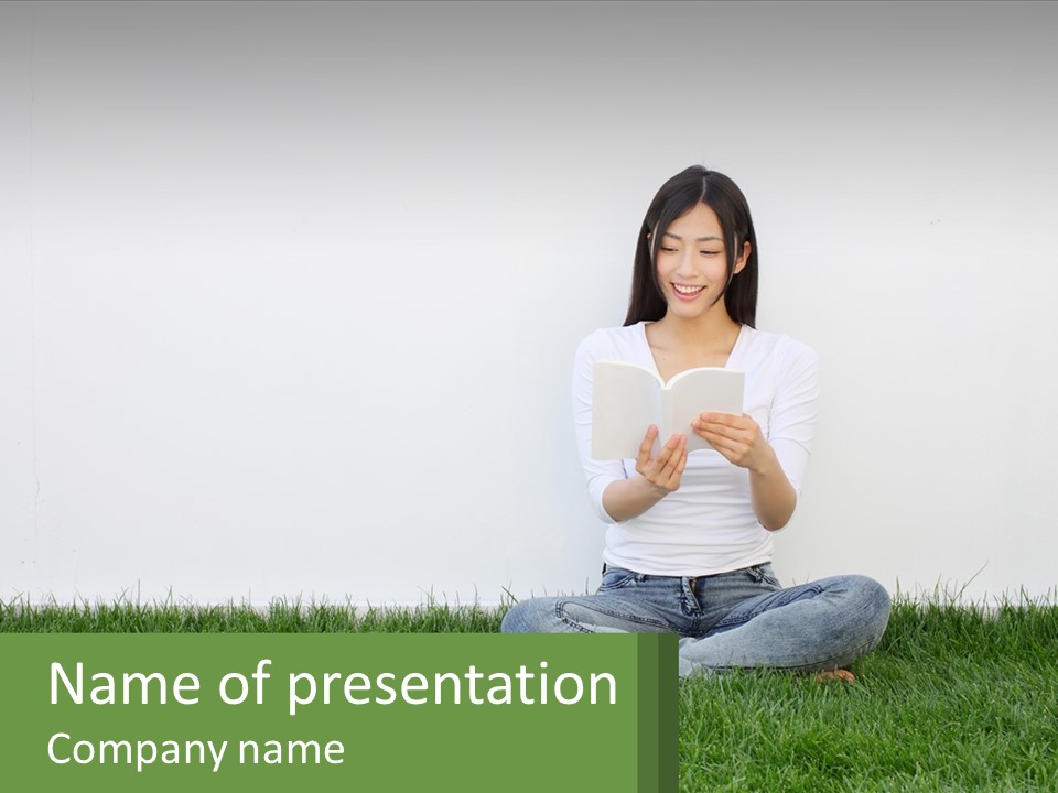 Peaceful Parent Daughter PowerPoint Template