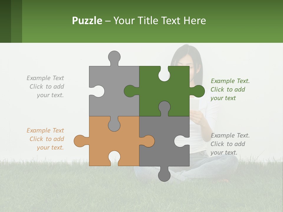 Peaceful Parent Daughter PowerPoint Template